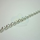 Silver Beveled Rolo Chain